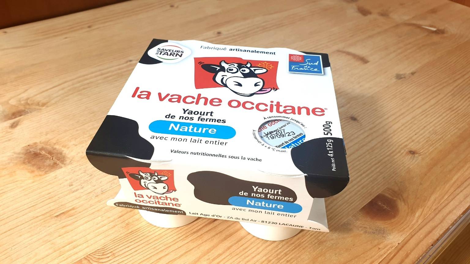 Yaourt au lait de vache 4x125g NATURE (Tarn)